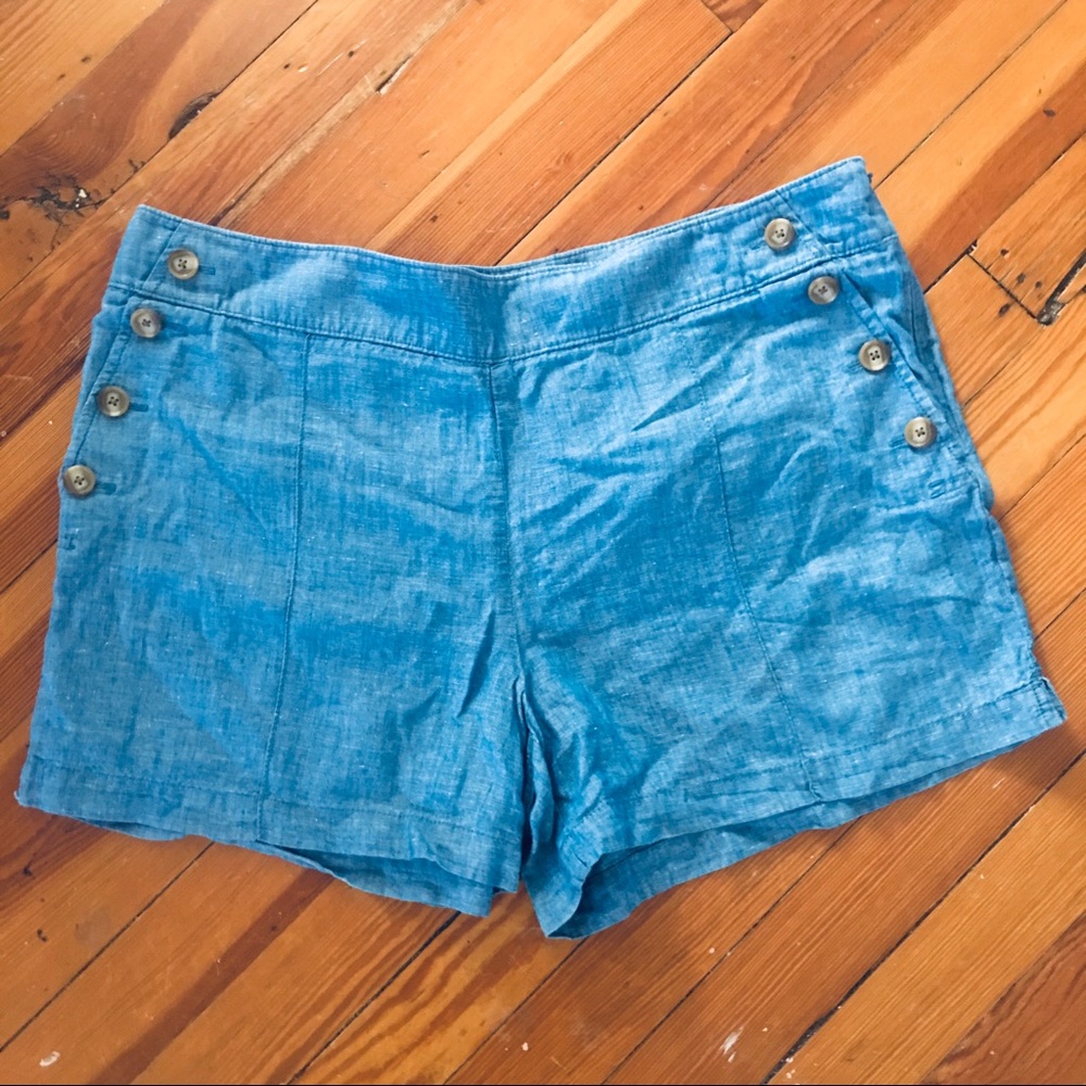 LOFT Riviera shorts denim blue size 12